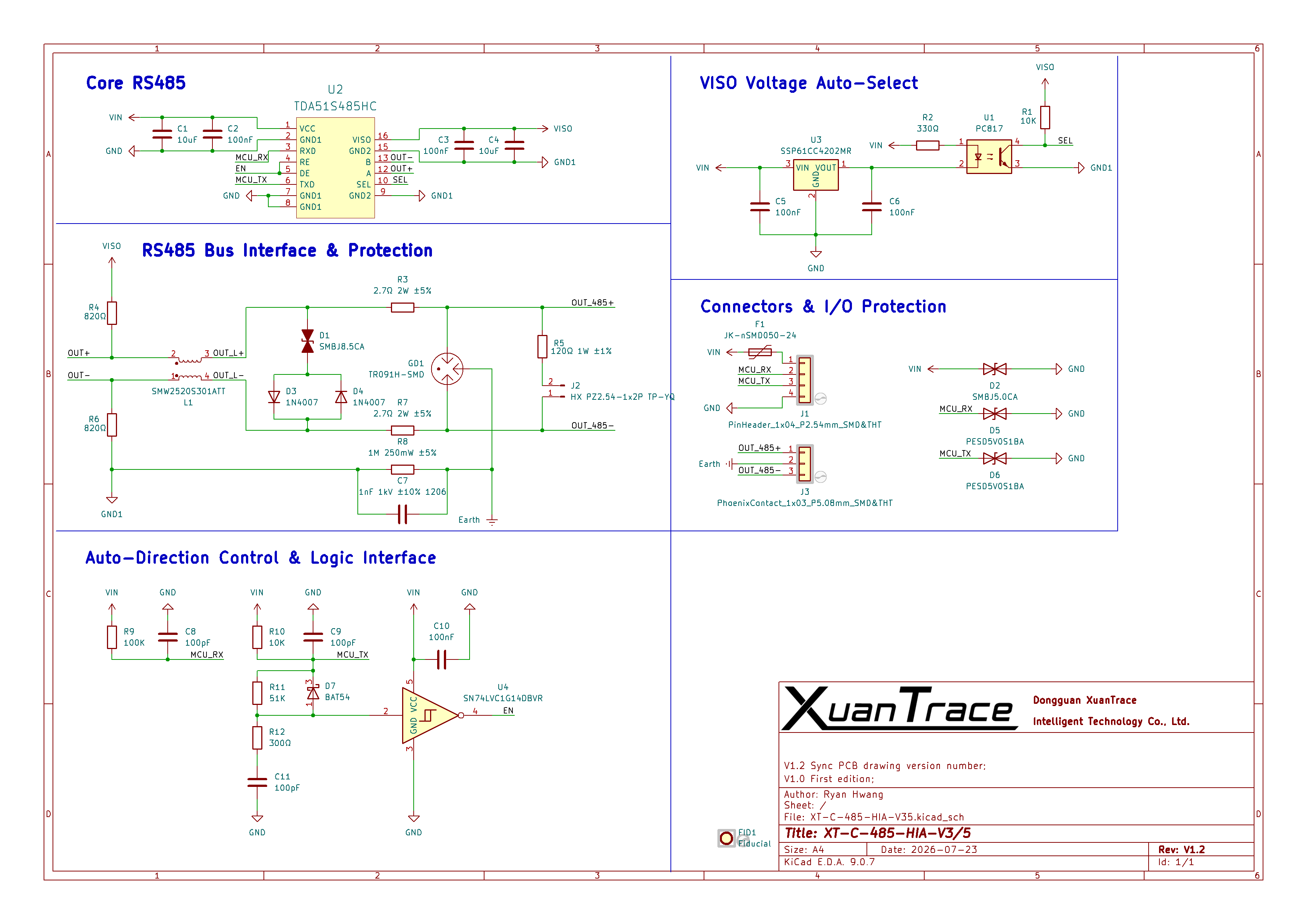 XT-C-485-HIA-V3/5 原理图（Rev V1.2）